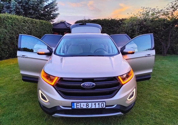 Ford EDGE cena 99000 przebieg: 74500, rok produkcji 2017 z Łódź małe 781